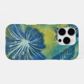 Coque iPhone 16 Pro Batik Fleur de Bali Tropical  (Verso Horizontal)