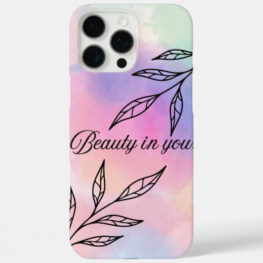 Coque iPhone 16 Pro 'Beauté en Vous' Aesthétique A (Verso)