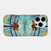 Coque iPhone 16 Pro Belles libellules (Verso Horizontal)