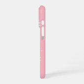 Coque iPhone 16 Pro Blanc Daisy Dot Rose (Côté gauche)