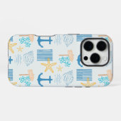 Coque iPhone 16 Pro Bleu côtier (Verso Horizontal)