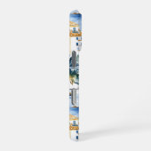 Coque iPhone 16 Pro Bleu Méditerranéen Tropical (Côté droit)