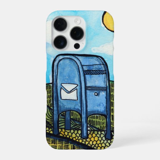 Coque iPhone 16 Pro Boîte de dépôt du facteur Service postal Art (Verso)