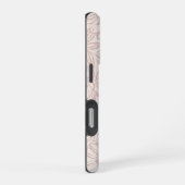 Coque iPhone 16 Pro Boîtier de téléphone à fleurs rose pastel mignon (Côté droit)