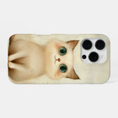 Coque iPhone 16 Pro Boîtier de téléphone chat mignon (Verso Horizontal)