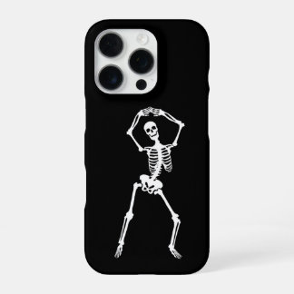 Coque iPhone 16 Pro Boîtier de téléphone Skeleton amusant - Quirky & P