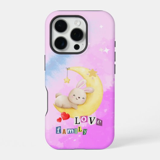 Coque iPhone 16 Pro Boîtier iPhone / iPad rose (Verso)
