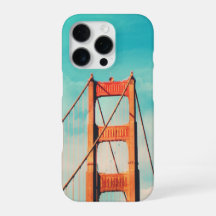 Boîtier iPhone Rétro San Francisco Golden Gate Bri