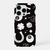 Coque iPhone 16 Pro Bonne chance Horseshoe Shamrock (Verso)