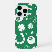 Coque iPhone 16 Pro Bonne chance Horseshoe Shamrock (Verso)