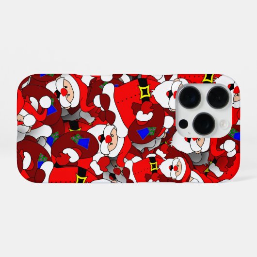 Coque iPhone 16 Pro Bonne Père Noël (Verso Horizontal)