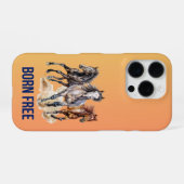Coque iPhone 16 Pro Born Free Horse  (Verso Horizontal)