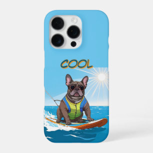 Coque iPhone 16 Pro Bouledogue français Cool Bouledogue français