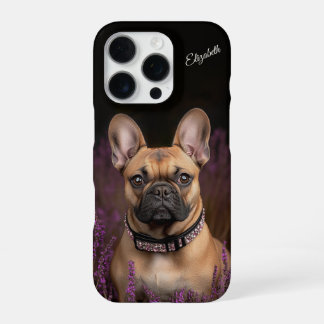 Coque iPhone 16 Pro Bouledogue Français Fawn Frenchie Personnalisé