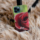 Coque iPhone 16 Pro Bouton de rose haute définition - Étui de téléphon