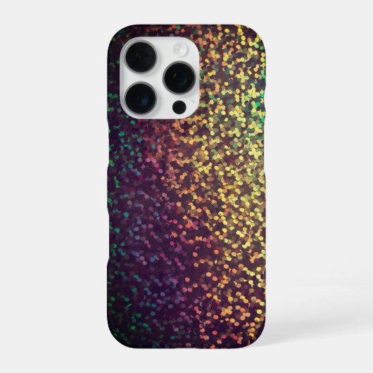 Coque iPhone 16 Pro Brillant, confetti (Verso)