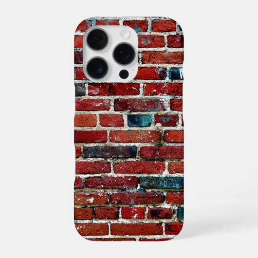 Coque iPhone 16 Pro Briques - Fun Cool Unique (Verso)