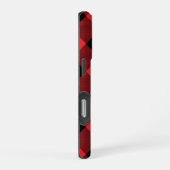 Coque iPhone 16 Pro Buffalo Plaid Red Black Check (Côté droit)