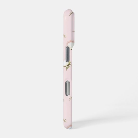 Coque iPhone 16 Pro Bunny Rose Floral (Côté droit)