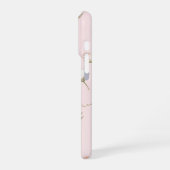 Coque iPhone 16 Pro Bunny Rose Floral (Côté gauche)