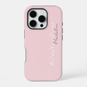 Coque iPhone 16 Pro Cadeau d'autonomisation Girlboss - Nom personnalis