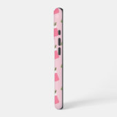 Coque iPhone 16 Pro Cadeaux de Noël Whimsical Motif rose (Côté gauche)