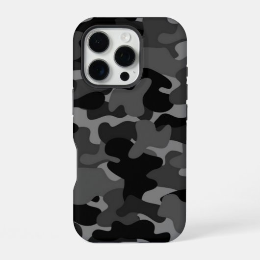 Coque iPhone 16 Pro Camion noir gris (Verso)