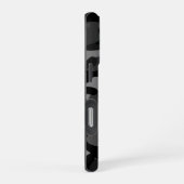 Coque iPhone 16 Pro Camion noir gris (Côté droit)
