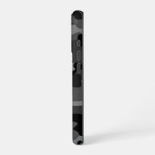 Coque iPhone 16 Pro Camion noir gris (Côté gauche)