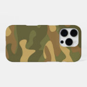 Coque iPhone 16 Pro Camo Brun Sable (Verso Horizontal)