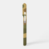 Coque iPhone 16 Pro Camo Brun Sable (Côté gauche)