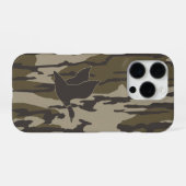 Coque iPhone 16 Pro Camo Old School Canard Chasse Bottomland Camo (Verso Horizontal)