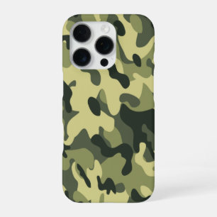 Coque iPhone 16 Pro Camo vert