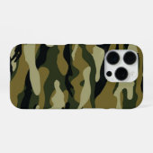 Coque iPhone 16 Pro Camo vert foncé (Verso Horizontal)