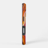 Coque iPhone 16 Pro Canyon Layers : Impasto Abstrait (Côté droit)