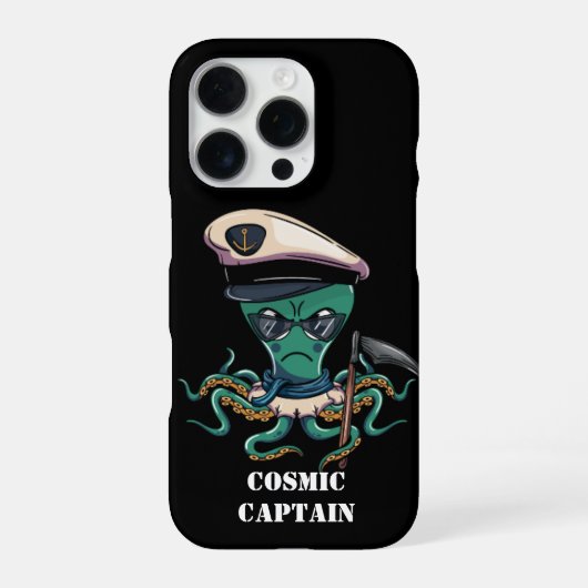 Coque iPhone 16 Pro Capitaine Cosmique (Verso)