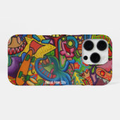 Coque iPhone 16 Pro Cas de téléphone urbain de Peur de calmar par Casa (Verso Horizontal)