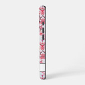 Coque iPhone 16 Pro Cerisiers Fleuris Sakura Monogrammés (Côté gauche)