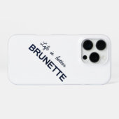 Coque iPhone 16 Pro Cette énergie de brune (Verso Horizontal)