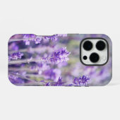 Coque iPhone 16 Pro Champ de Lavande Violette (Verso Horizontal)