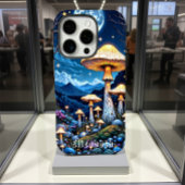 Coque iPhone 16 Pro Champignon Cortinaire Mortel au Clair de Lune