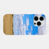 Coque iPhone 16 Pro Champs de blé récoltés (Verso Horizontal)