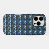 Coque iPhone 16 Pro Chat Noir (Verso Horizontal)