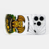Coque iPhone 16 Pro Chauve-souris mignonne d'Halloween (Verso Horizontal)