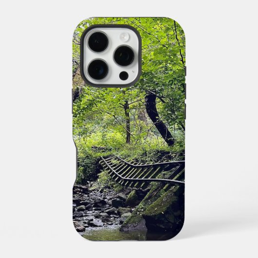 Coque iPhone 16 Pro Chemin de fer abandonné (Verso)
