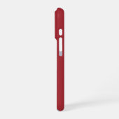 Coque iPhone 16 Pro Cherry Red Photo et Nom de Compagnie Moderne pour (Côté gauche)