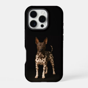 Coque iPhone 16 Pro Chien Terrier Nu 4 Luxe iPhone 16 Pro