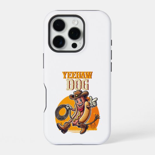 Coque iPhone 16 Pro Chien Yeehaw (Verso)