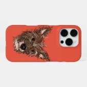 Coque iPhone 16 Pro chiots lavants (Verso Horizontal)