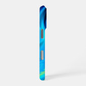 Coque iPhone 16 Pro Chiots Staffy Bleu (Côté droit)
